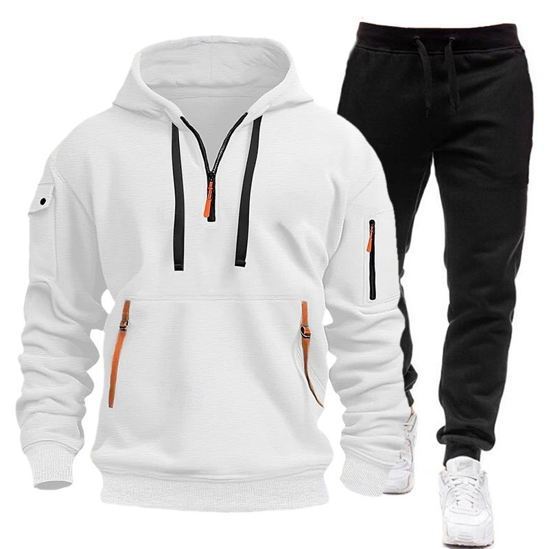 Outdoor Sport Hiking Pants - Conjunto Masculino 2026: Moletom com Capuz