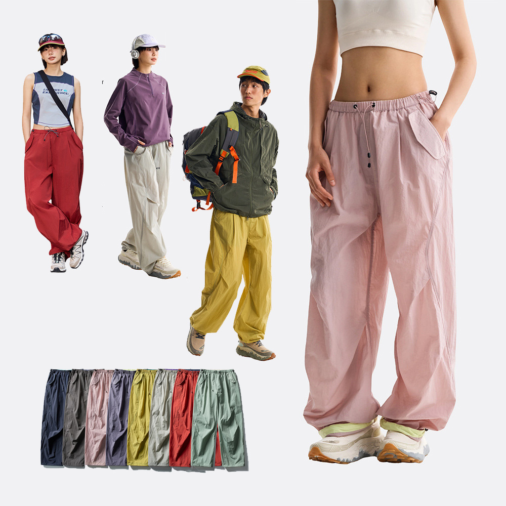 Outdoor Sport Hiking Pants - Calças Cargo Largas e Leves para