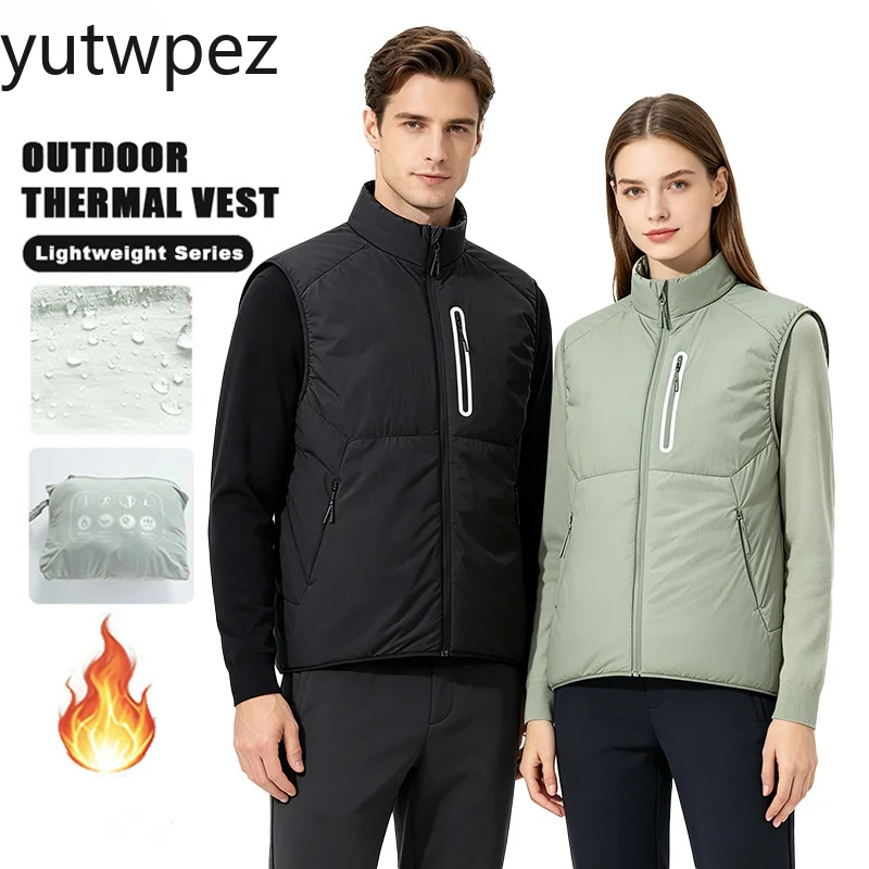 Outdoor Sport Brand Jacket - Colete Unissex de Algodão Quente, Leve,