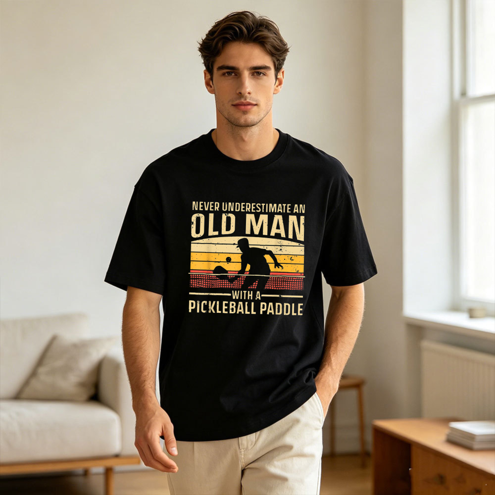 Outdoor Sport An - Camiseta Masculina de Algodão com Estampa