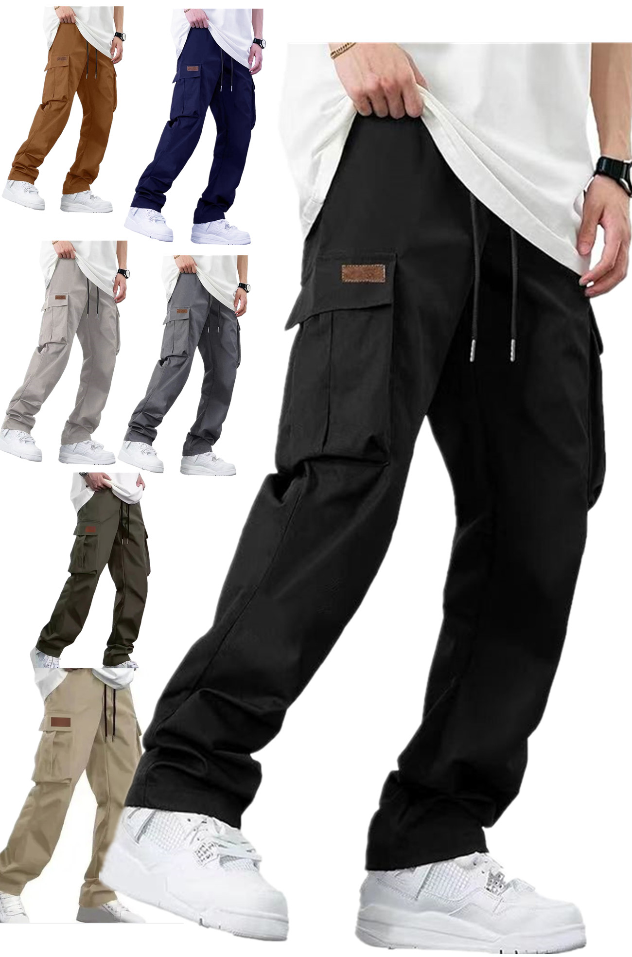 Outdoor Sport Hiking Pants - Calças Jogger Casuais Masculinas 2026: Calças