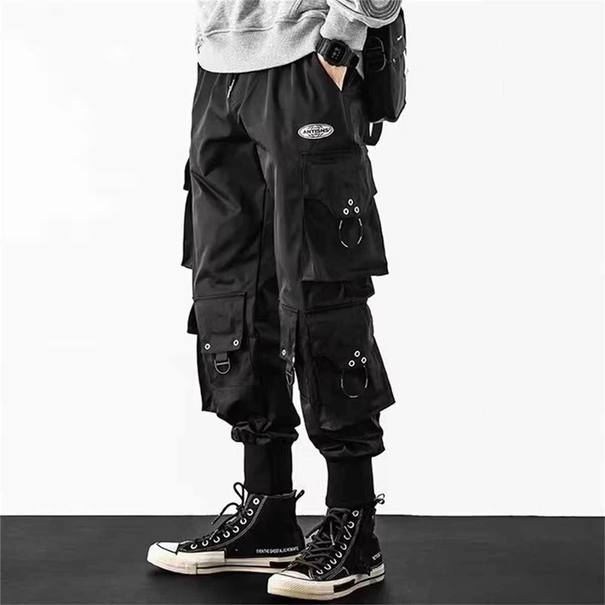 Outdoor Sport Hiking Pants - Calças Cargo Vintage Largas para Caminhada