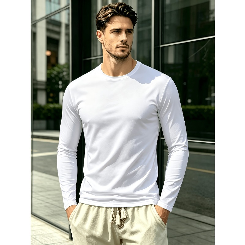 Outdoor Sportswear - Camiseta de Manga Longa com Gola