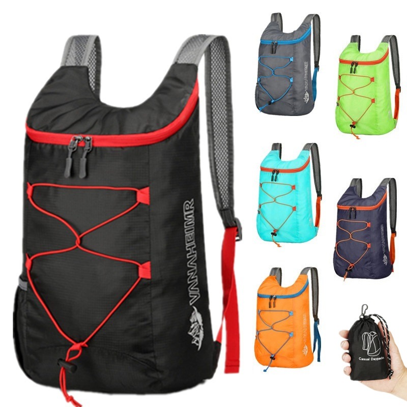 Outdoor Sport Backpack - Mochila dobrável multifuncional para atividades ao