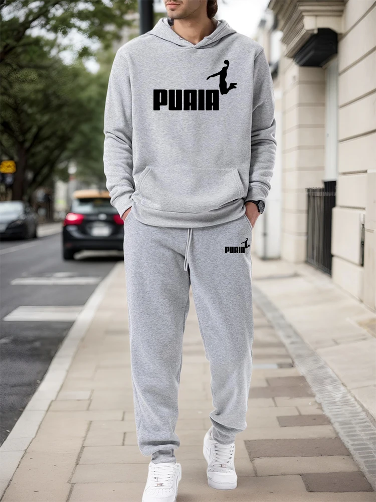 Outdoor Sportswear - Conjunto Masculino/Agasalho com Capuz/Calça 2026 Outono
