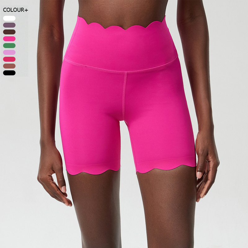 Outdoor Sport Leggings - Verão yoga shorts feminino cor sólida