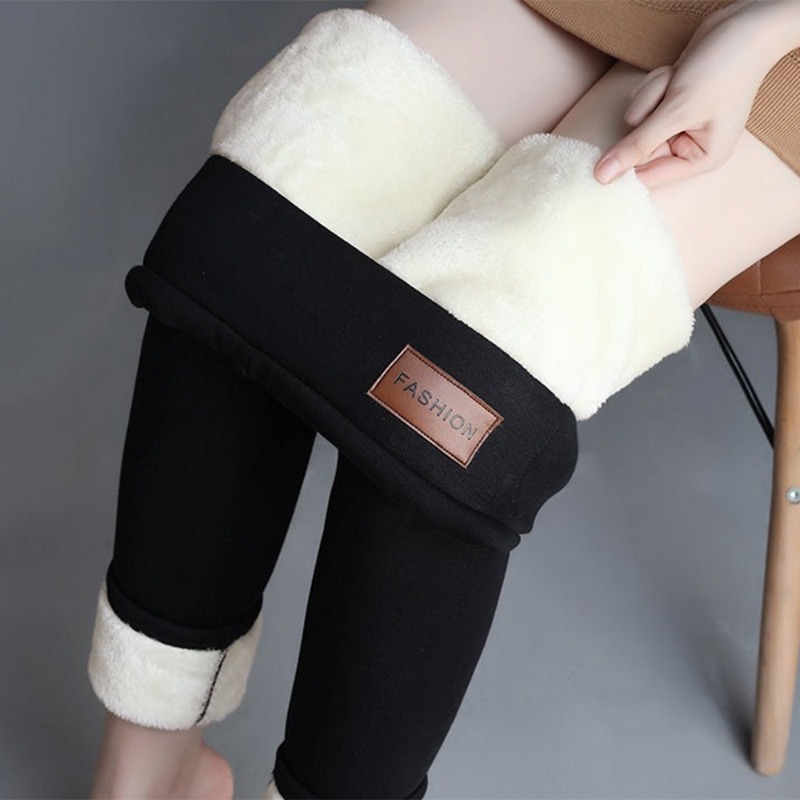 Outdoor Sport Leggings - Leggings térmicas forradas de lã mulheres