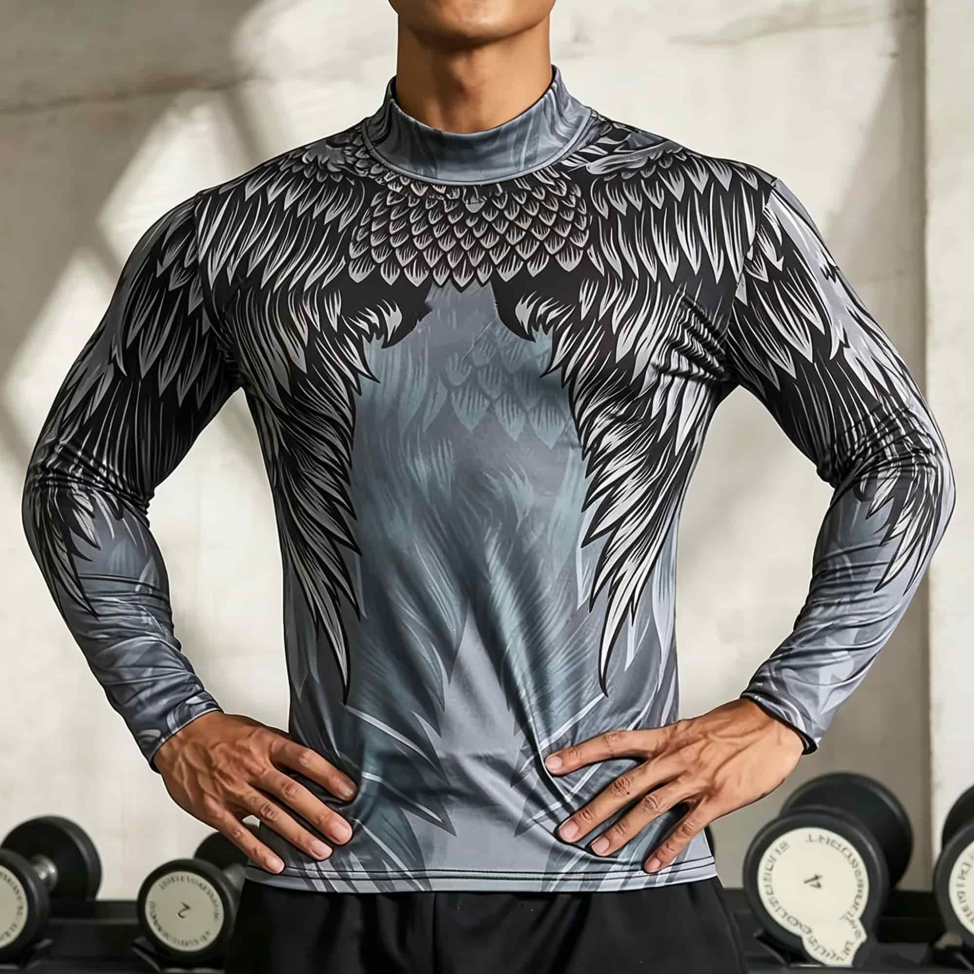 Outdoor Sportswear - Camiseta Masculina de Manga Longa para