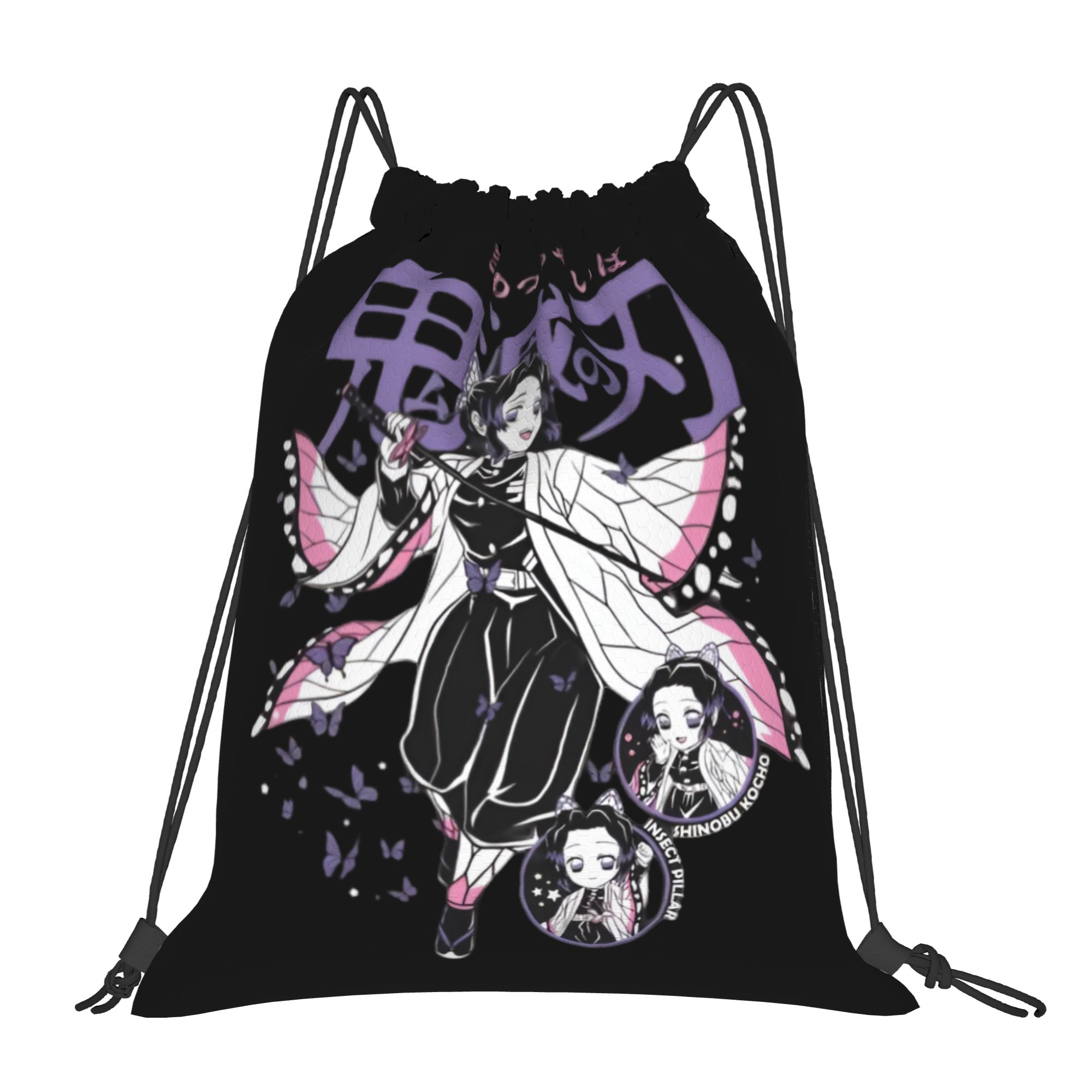 Outdoor Sport Backpack - Bolsas personalizadas Demon Slayers com cordão
