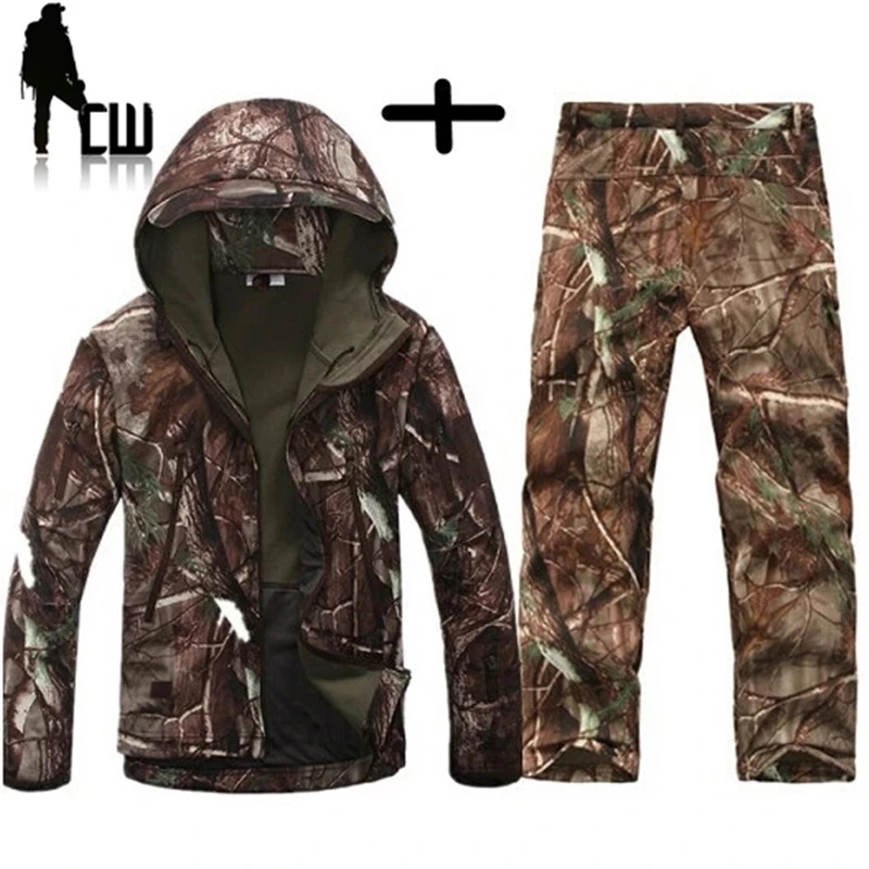 Outdoor Sport Winter Jacket - Tad gear tático softshell camuflagem jaqueta