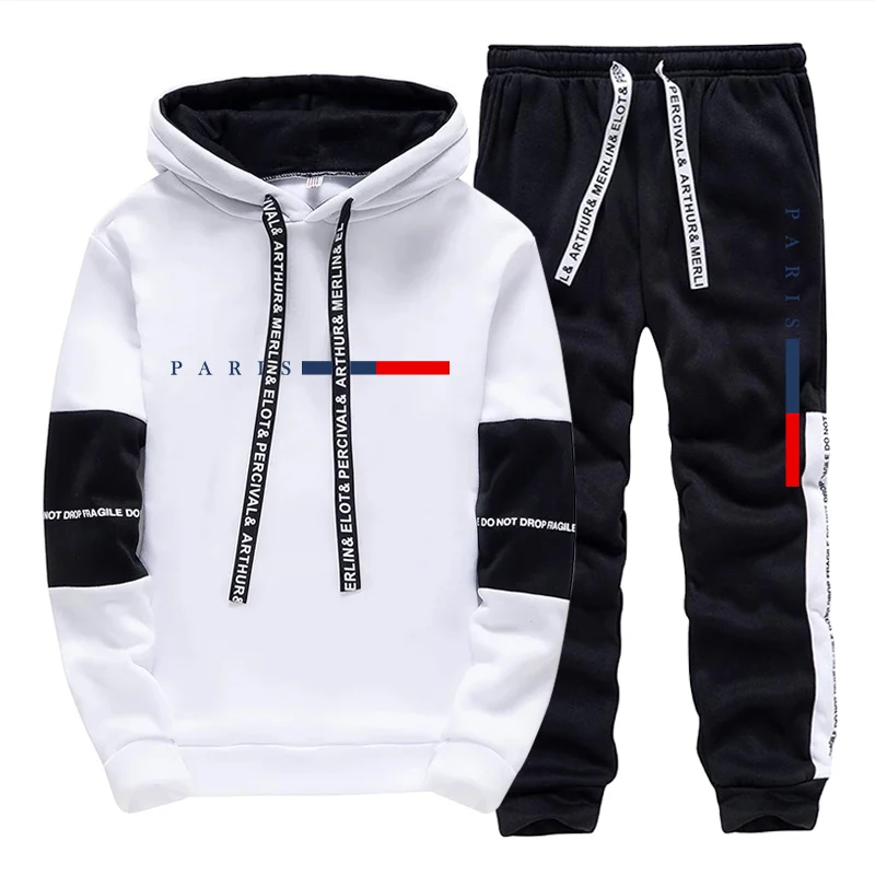 Outdoor Sportswear - Conjunto Masculino/ Moletom com Capuz/ Calças