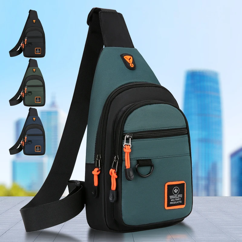 Nova bolsa de peito masculina, - Outdoor Sport Backpack avaliação e preço