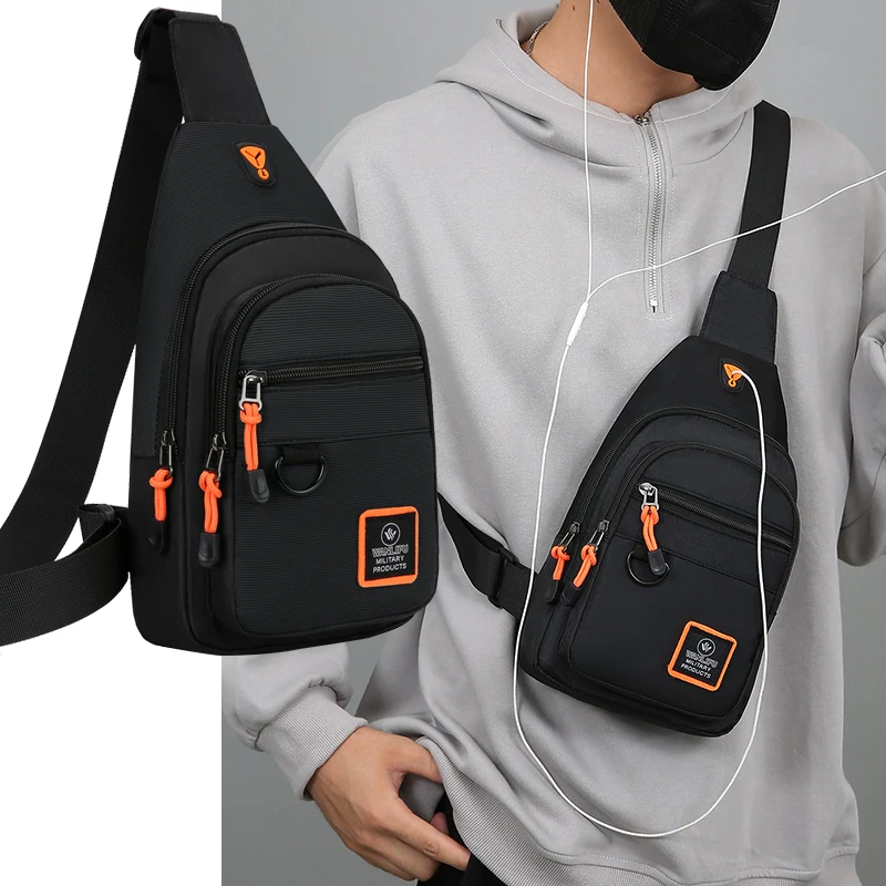 Nova bolsa de peito masculina, - Outdoor Sport Backpack avaliação e preço