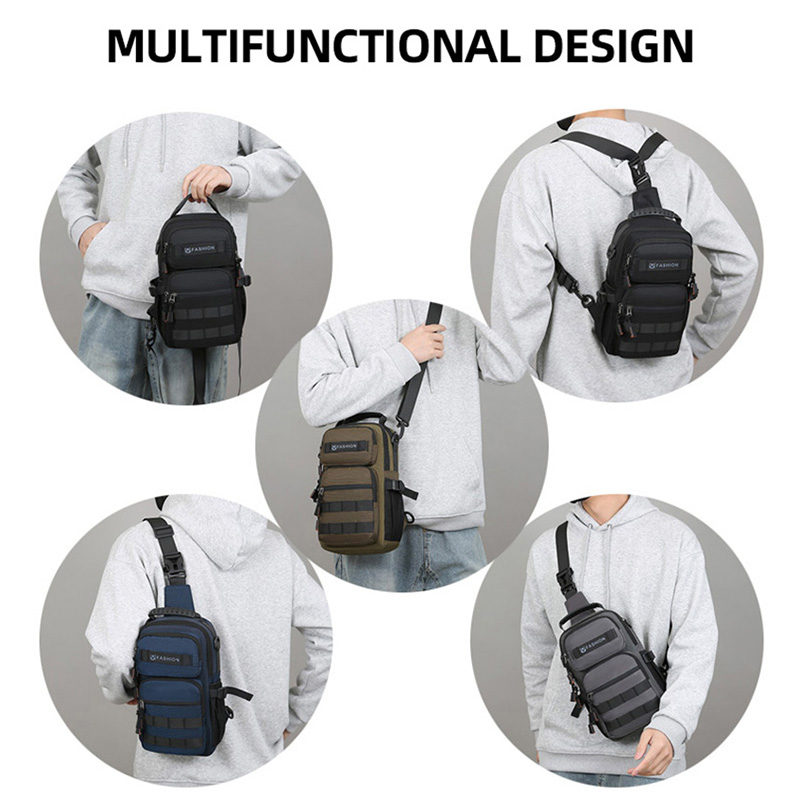 Caminhadas saco de peito viage - Outdoor Sport Backpack avaliação e preço