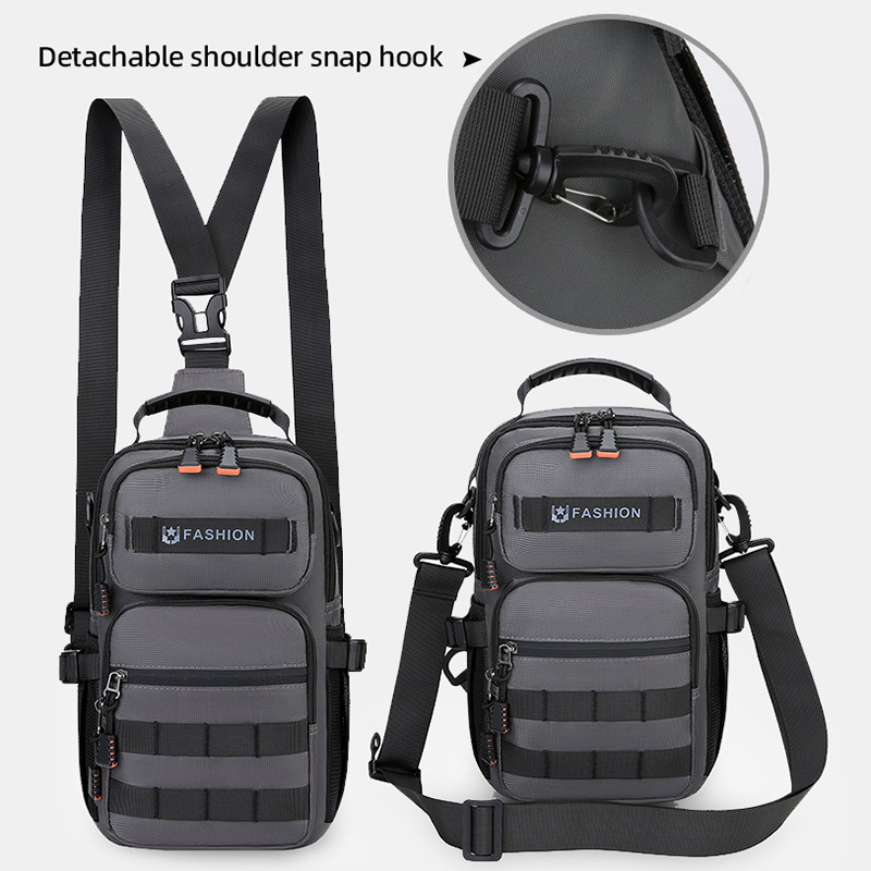 Caminhadas saco de peito viage - Outdoor Sport Backpack avaliação e preço