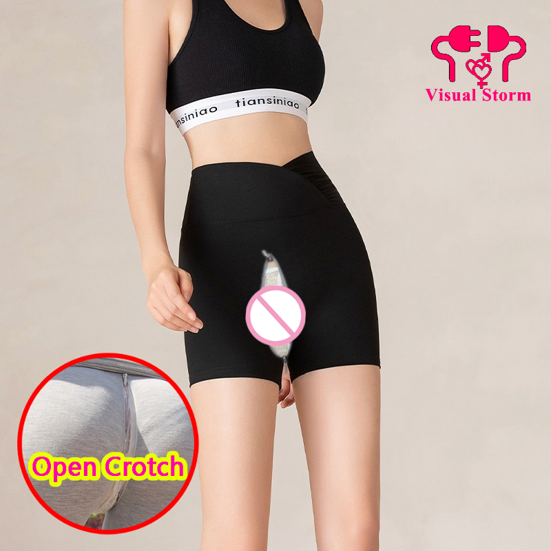 Mulher calças de virilha abert - Outdoor Sport Leggings avaliação e preço