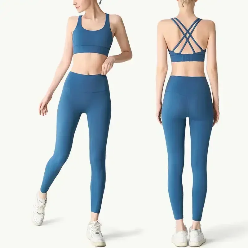 Conjunto de Yoga Feminino de 2 - Outdoor Sport Leggings avaliação e preço