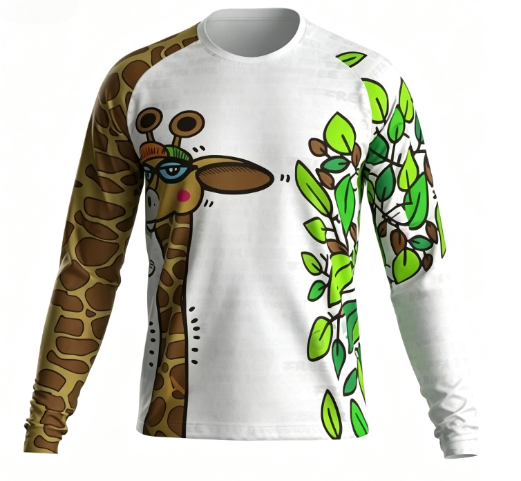 Nova camisa esportiva de manga - Outdoor Sportswear avaliação e preço